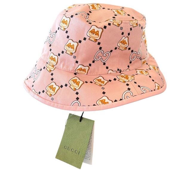 Gucci NWT Pink Animal Bucket Hat Print - Picture 2 of 7